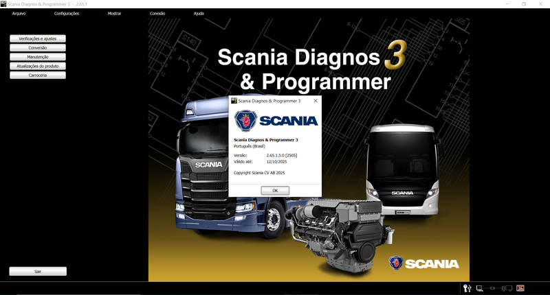 Kit Scanner Scania VCI3 Original (CHIP COMPLETO) + SDP3 2.65.1